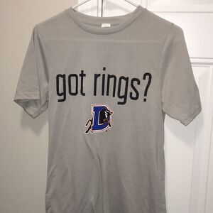 Gray Bull Durham bulls 2017 triple A baseball champions got rings mens t shirt